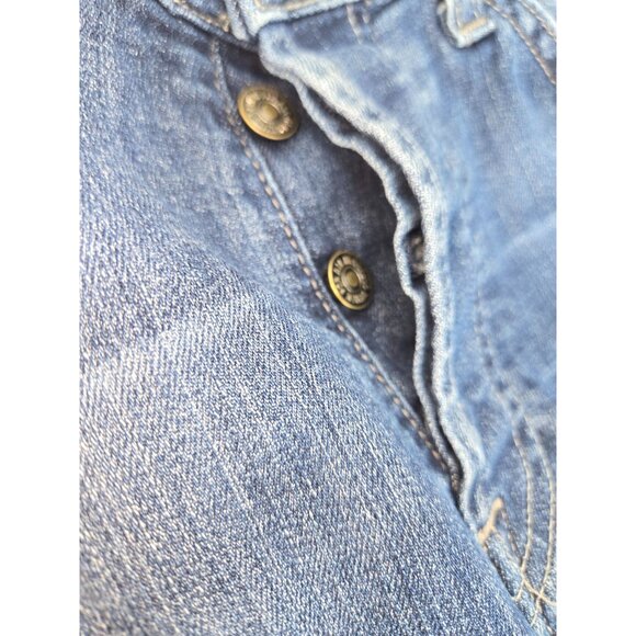 7 For All Mankind Mens Relaxed Fit Blue Denim Jeans 32x29 - Picture 6 of 9